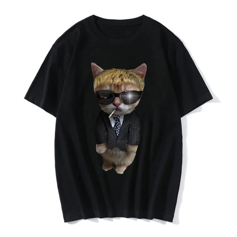 Camiseta strettwear de Gatinho Meme