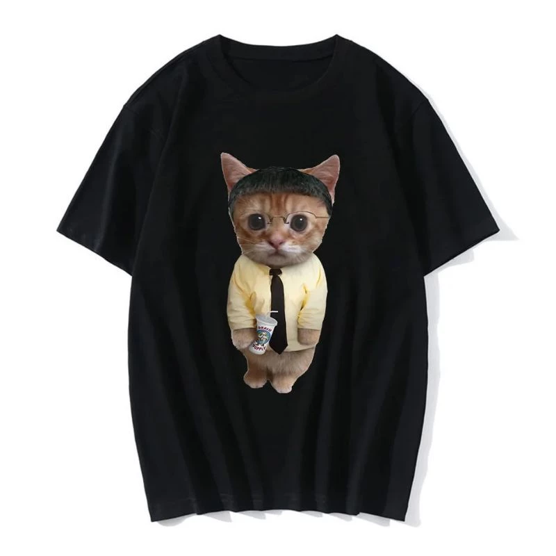 Camiseta strettwear de Gatinho Meme