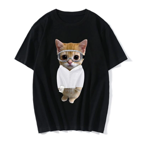 Camiseta strettwear de Gatinho Meme